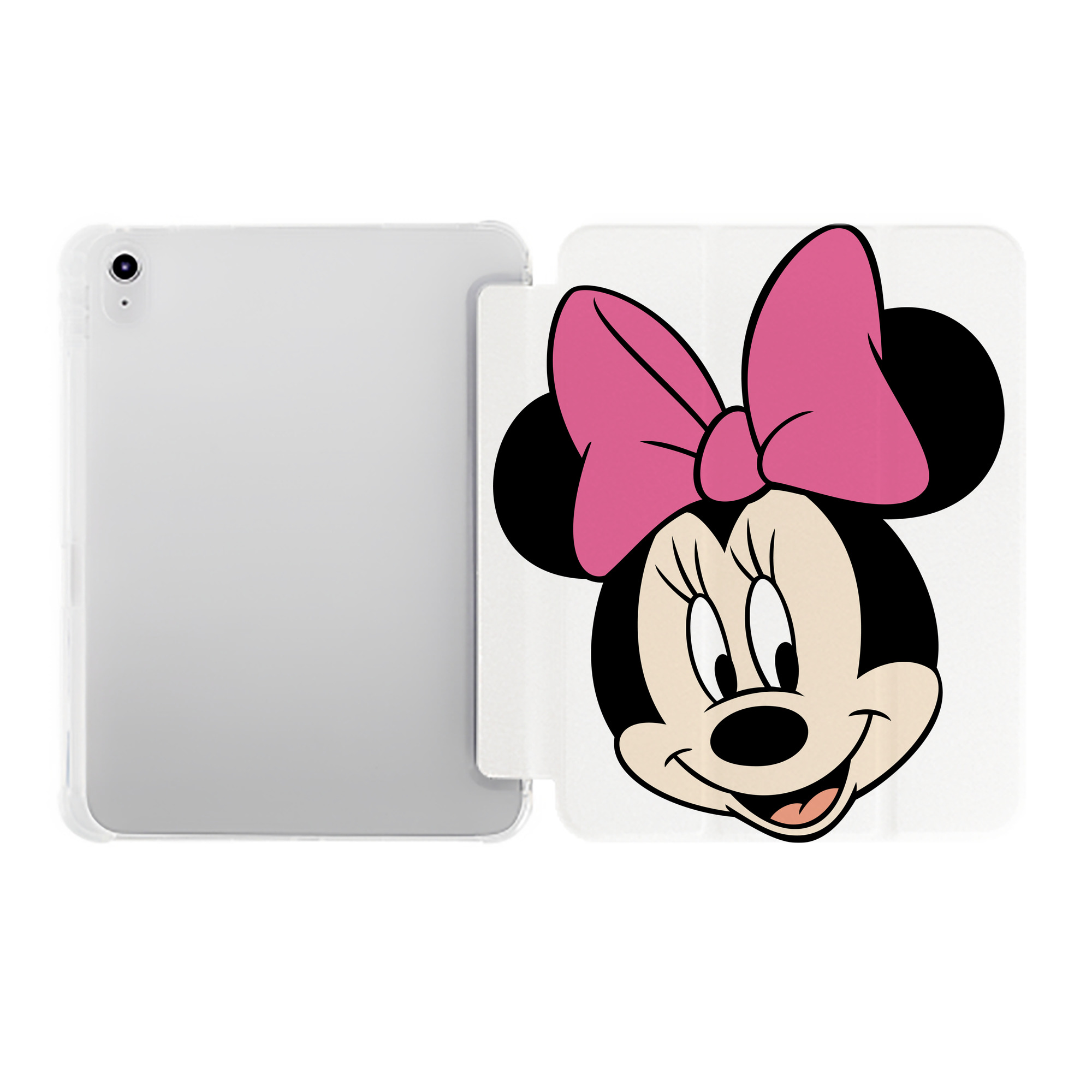 （画像用） ミッキーマウス Mickey Mouse IPad ケース ペン収納付き 三つ折りスタンド PUレザー×シリコン 対応機種9.5/10.5/10.9インチ